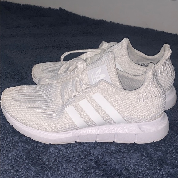 white adidas tennis shoes